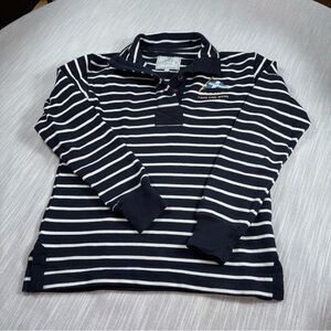 Cape Cod Yacht Club XS Nautical Blue White Stripe Sailing Shirt The Cuffy's